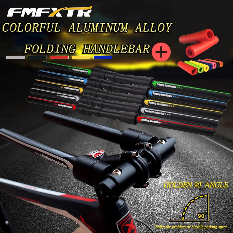 

Bicycle Handlebar Aluminum Alloy Folding Mtb Handlebar 31.8/25.4mm Racing Road Handle Bar Bike Accessories Spare Parts For Bike