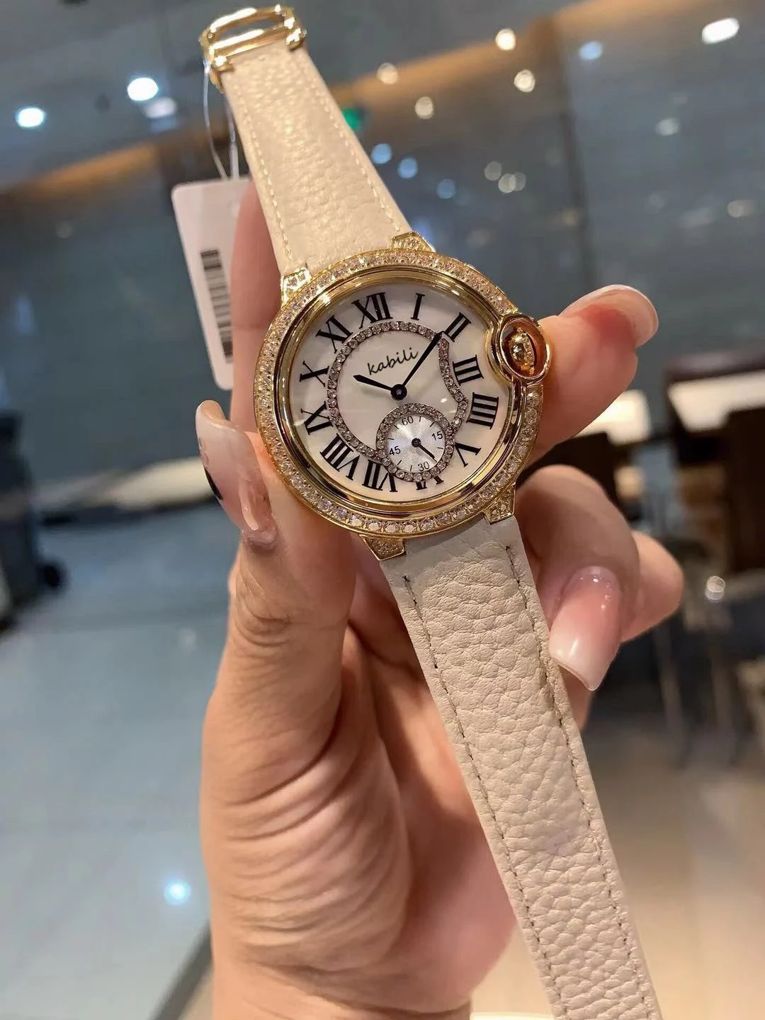 

Celebrity Women's Watch Affordable Luxury Fashion Ins Style Niche Watch Balloon DiamondRetro Watch for Women