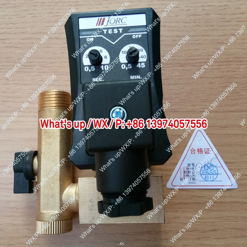 Фото Оригинальный электронный дренажный клапан JORC MIC-A MIC-B для компрессоров, осушителей воздуха и ресиверов. №1