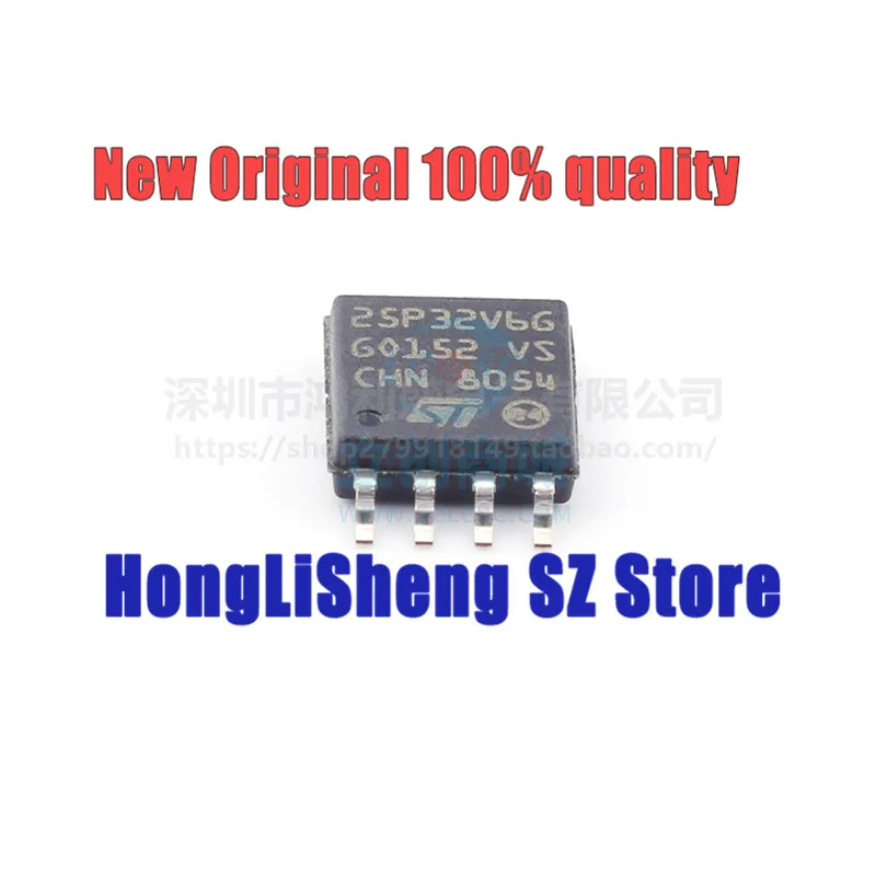 

1 шт./партия, деталь, M25P32, 25P32V6G, SOP8, чипсет, 100% новый и оригинальный