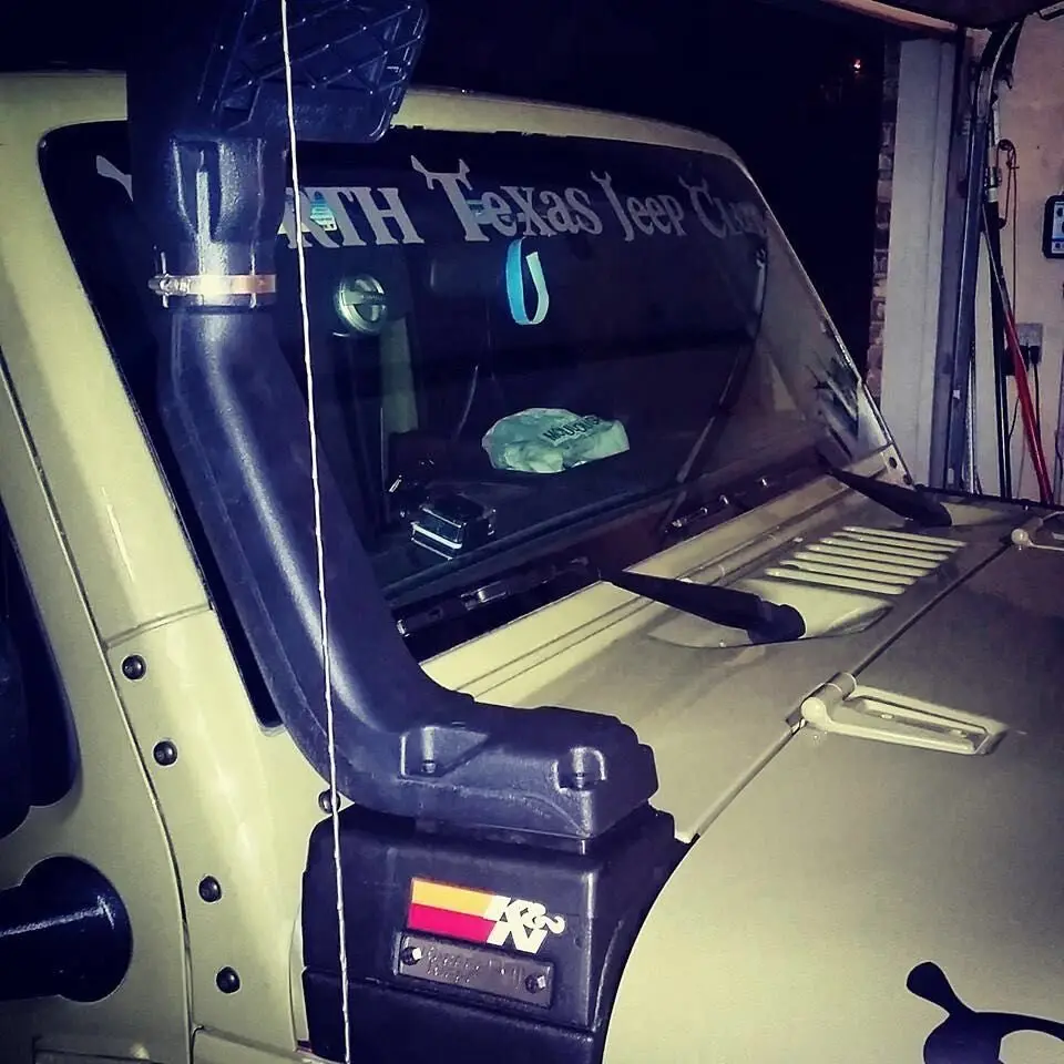 Только трубка JK бензиновый воздухозаборник J182-R для Jeep Wrangler 2007-2017 автозапчастей