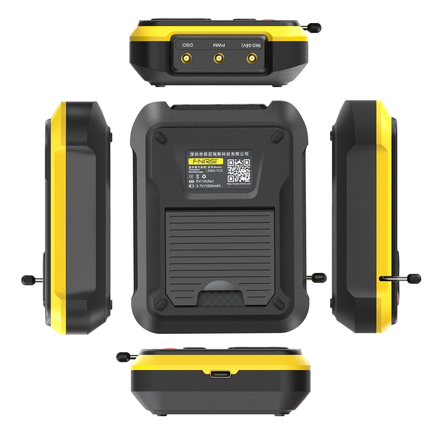 Осциллограф FNIRSI портативный осциллограф с полосой 200 кГц 2 в 1 |