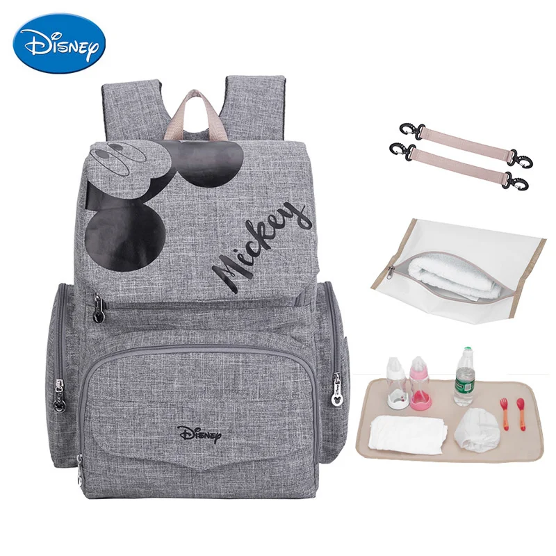 

Классическая сумка Disney для мамы, многофункциональный рюкзак для острых мам, вместительный рюкзак для беременных женщин, сумка для отправки ...