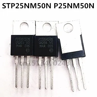 

Original New 5pcs/ STP25NM50N P25NM50N TO-220 500V 25A