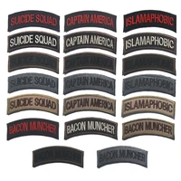 20pcslot luxury embroidery patch letters america army fastener tape hook loop clothing decoration accessory crafts diy applique