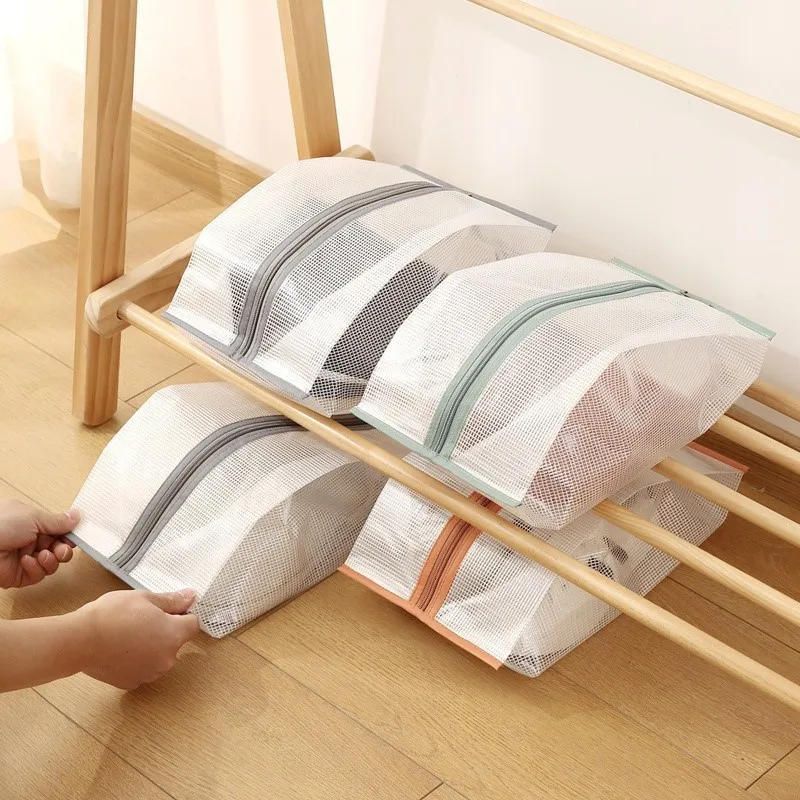 

Transparent Shoes Storage Bags Household Hanging Toiletry Cosmetic Makeup Organizer Pouch Moisture and Mold Dustproof Pack Cover
