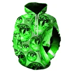 Пуловер с 3D принтом сорняков, мужские и женские толстовки с капюшоном, толстовки, Повседневная Толстовка с длинным рукавом, уличная одежда унисекс