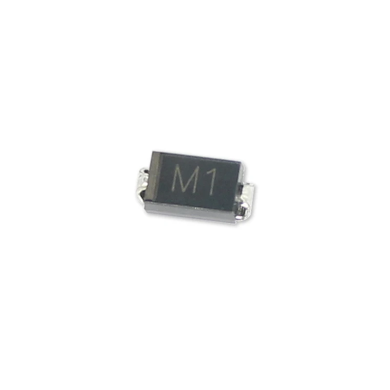 Набор из 100 шт. диодов выпрямителей M1 1N4001 IN4001 SMA SMD электронных компонентов.