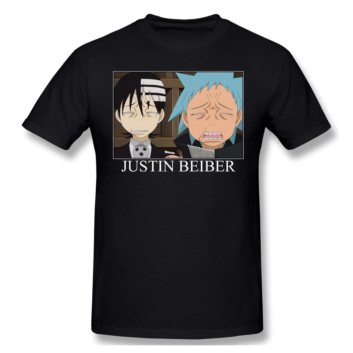 

2022 Fashion TShirt Funny Anime New Men Soul Eater T Shirt Short Sleeve Casual Men Fashion O-neck Cotton T-Shirts Tee Top