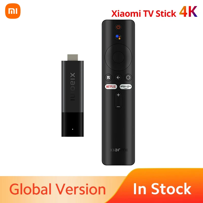 

Оригинальный телефон Xiaomi TV Stick 4K Android 11 Портативный ТВ-ключ 2 Гб ОЗУ 8 Гб ПЗУ BT5.0 DTS с объемным звуком
