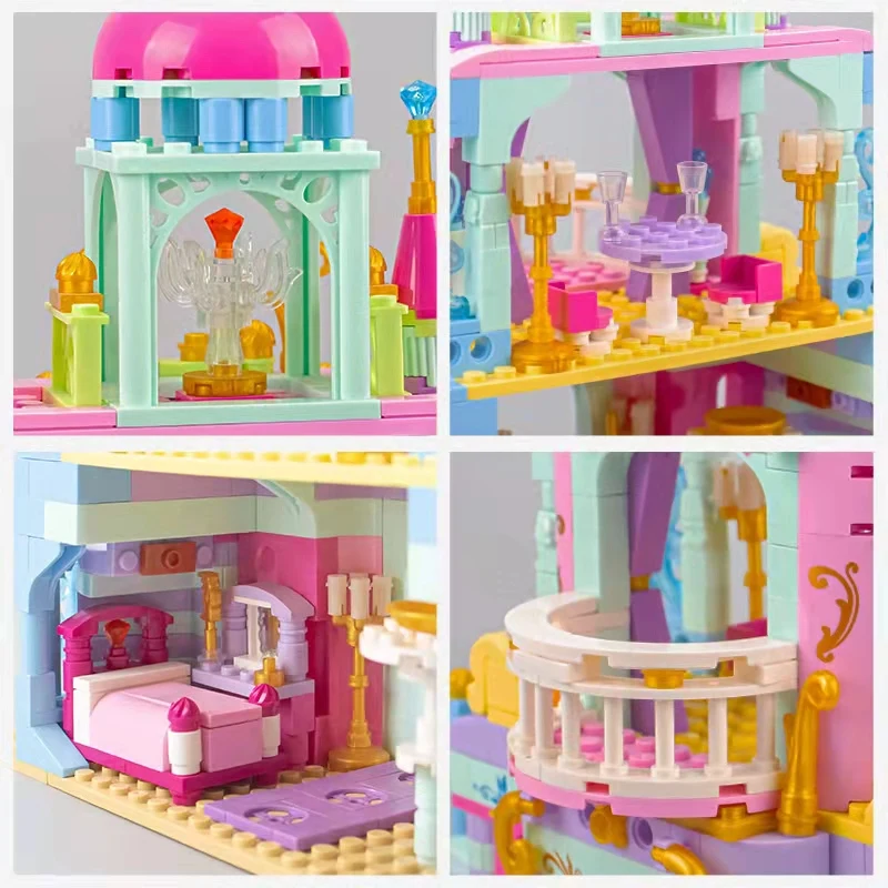 Городской Классический красный старинный трактор технический конструктор