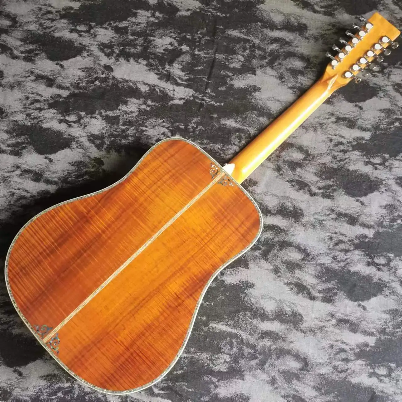 41-дюймовая 12-струнная роскошная деревянная аутентичная акустическая гитара D45