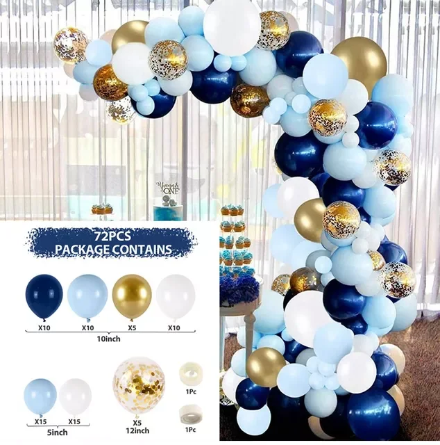 

Balloon Garland Arch Kit 1st Birthday Party Decoration Kids Wedding Birthday Balloon baby shower Confetti Latex Baloon