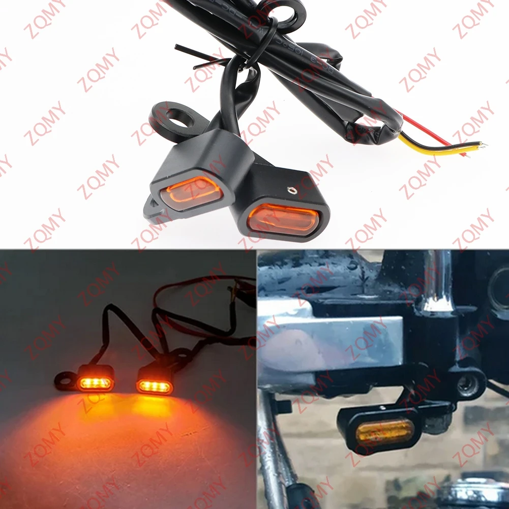 Мини-сигнал поворота для мотоцикла модель 2004-2021 Sportster 883 1200 XL883 XL1200 1 пара