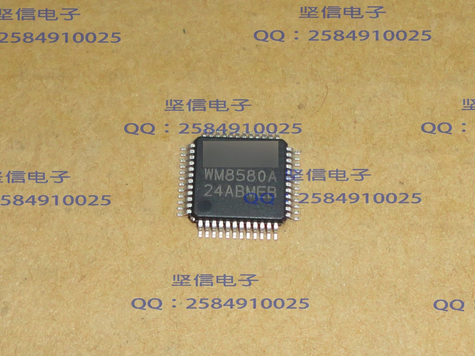 1PCS/lot WM8580A  WM8580AGEFT WM8580 QFP-48 100% new imported original   IC Chips fast delivery