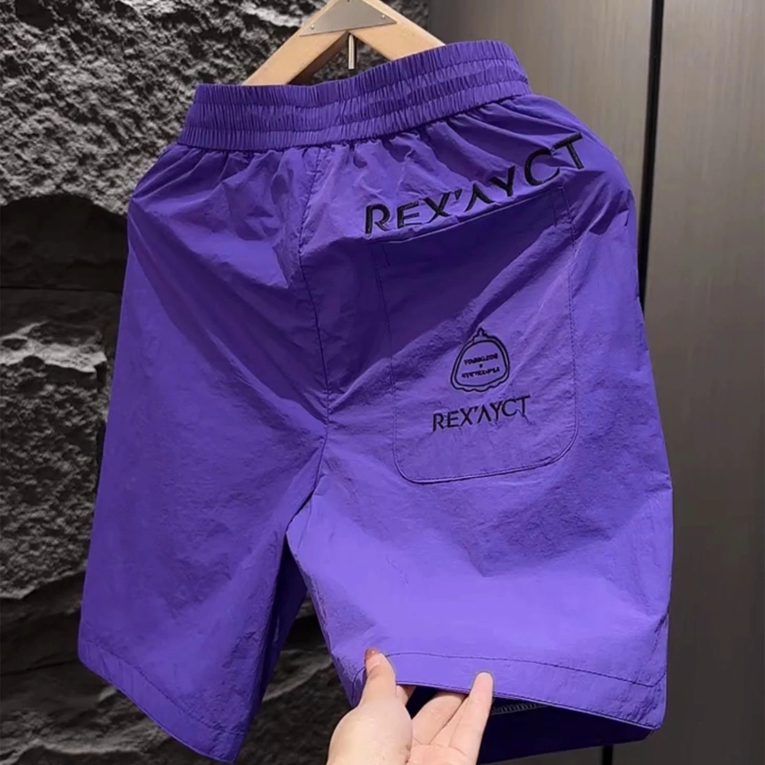 Новые летние шорты Pu Shuai Quick-Drng мужские тонкие повседневные дышащие пляжные брюки