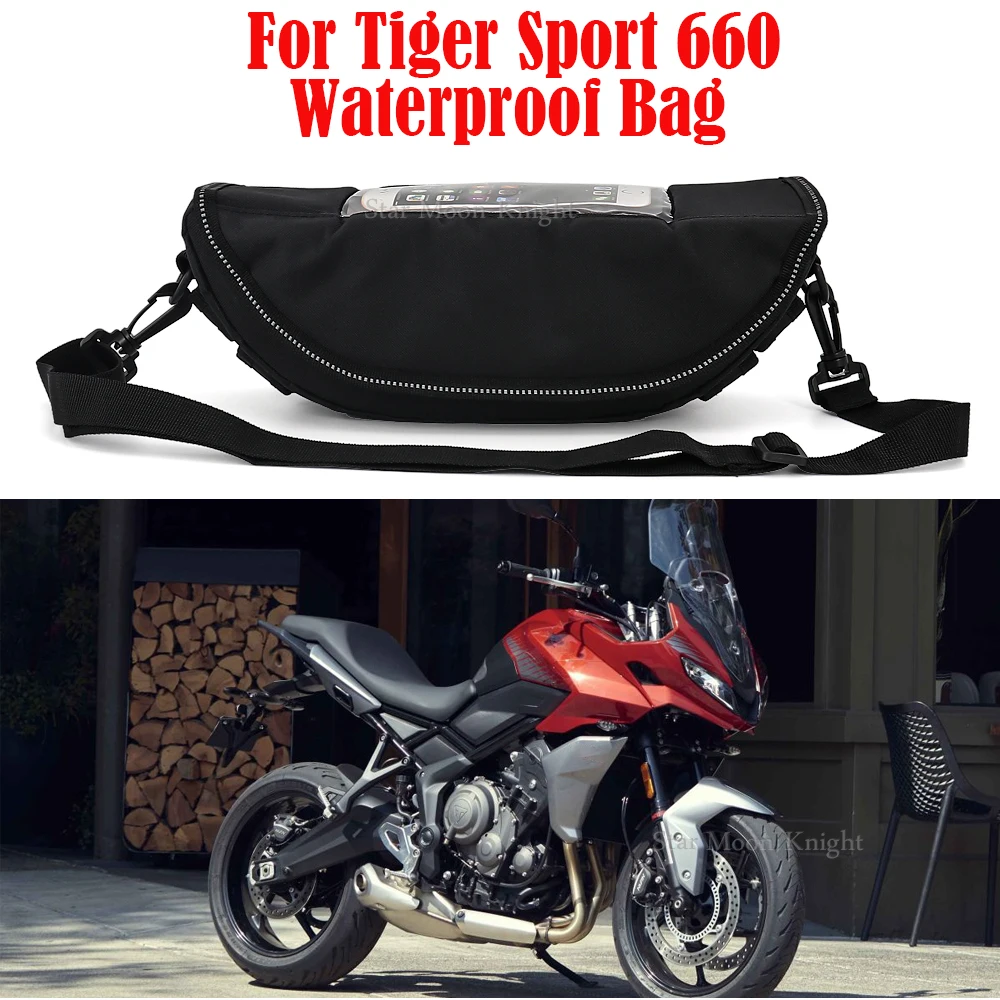 

For Tiger Sport 660 Motorcycle Accessories Storage Handlebar Bag TIGER SPORT 660 2021 2022 - Travel Tool Bag Waterproof Bag