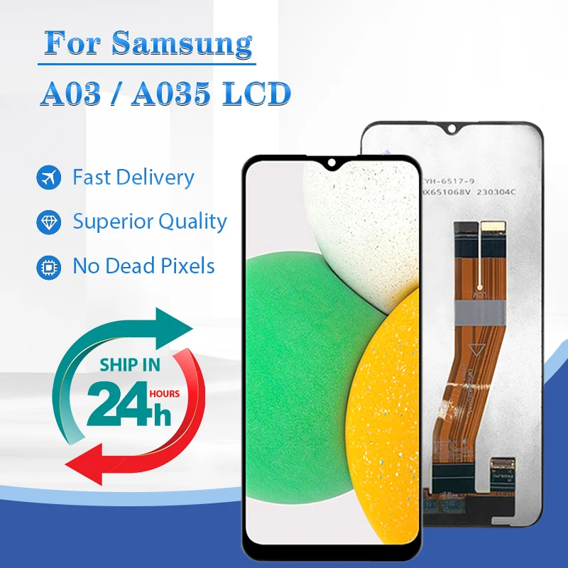 

6.5 Inch A035 Display For Samsung Galaxy A03 Lcd Touch Panel Screen Digitizer A035M A035F Assembly Free Ship Brand New