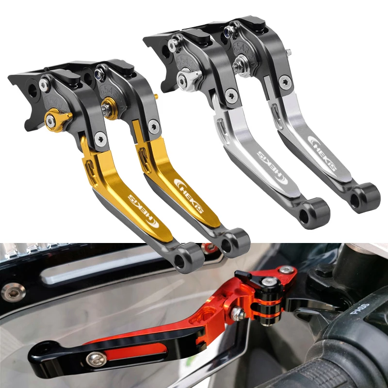 

For E90/100/125/200/F90/N90C mechanic MMAX110P Motorcycle Modified Brake Handle Horn Adjustable Folding Extendable Clutch Levers