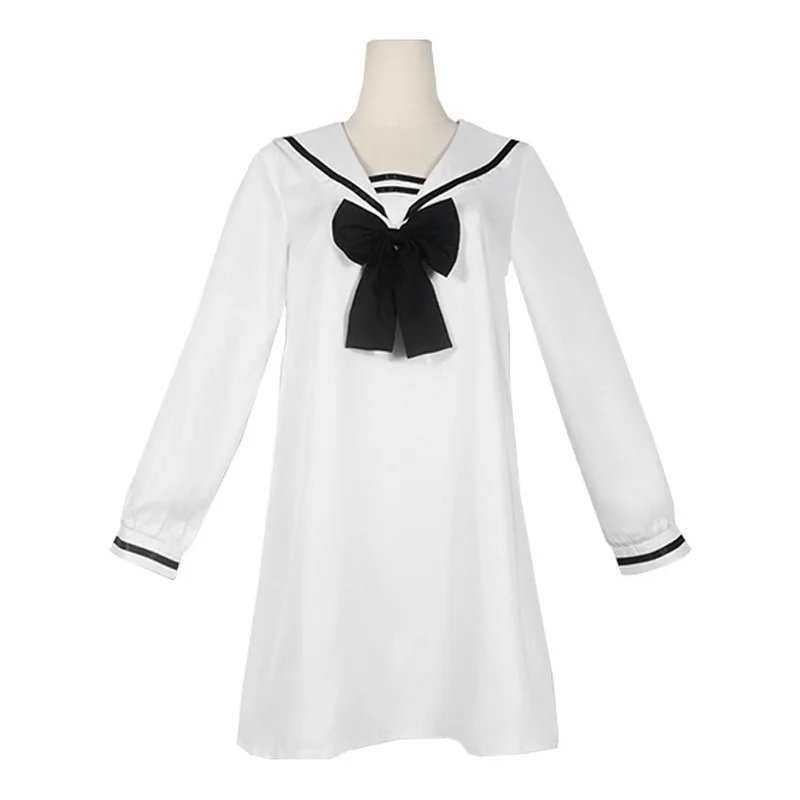 

Anya Forger Cosplay Anime SPY FAMILY Costume white Dress Uniform Full Set Stockings Halloween Carnival Party Clothes