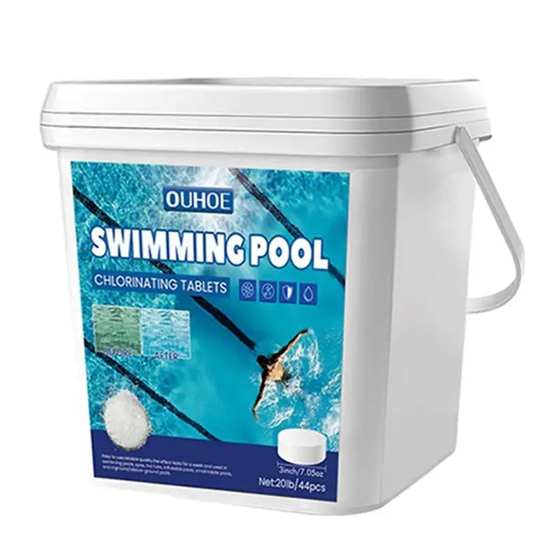 

Pool Tablets Chlorinating Tabs For Swimming Pools Long-Lasting Slow Dissolving Easy To Use Chlorine Tabs For Water Parks Tubs