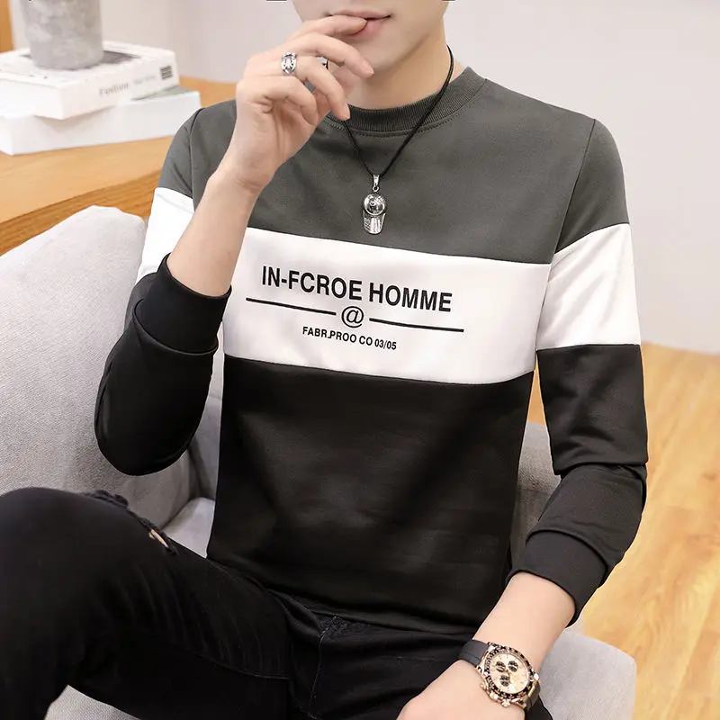 

SpringNew Korean Men's Clothes with Round Collar