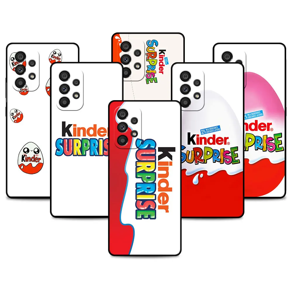 

Egg Kinder Joy Surprise Case For Samsung Galaxy A52 A12 A51 A32 A21s A71 A32 5G A12 A22 A53 A31 A13 A72 A02s A41 Phone Cover