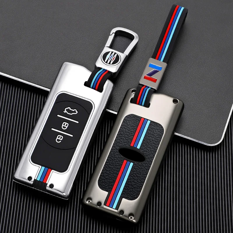 

Zinc Alloy Car Key Cover Case Shell Holder Keychain For Chery Tiggo 8 Arrizo 5 Pro Gx 5x eQ7 Chery Tiggo 7 Pro 2020 Accessories