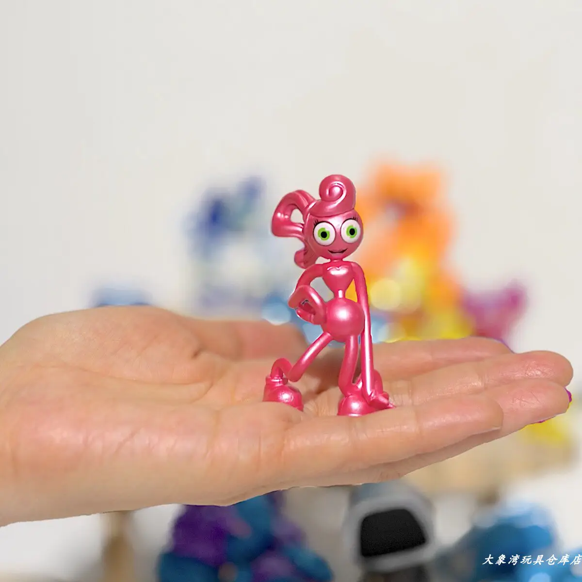 Фото Коллекционные мини-фигурки Poppies Playtime: Хагги Вагги, Мамми Лонг Легс, Кисси Мисси, КэтНэп. ПВХ-игрушки, украшения для стола, подарки для детей. №2