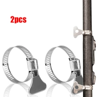 2pcs fishing rods handle holder reel base clamp 9 44mm adjustable stainless steel fishing reel clamp fishing tackle pesca