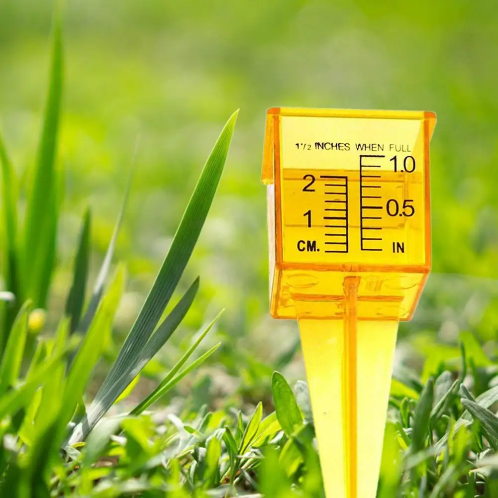 

10Pcs Practical Two Scales Design Plastic Rain Water Meters Outdoor Water Measuring Tools Garden Accessories