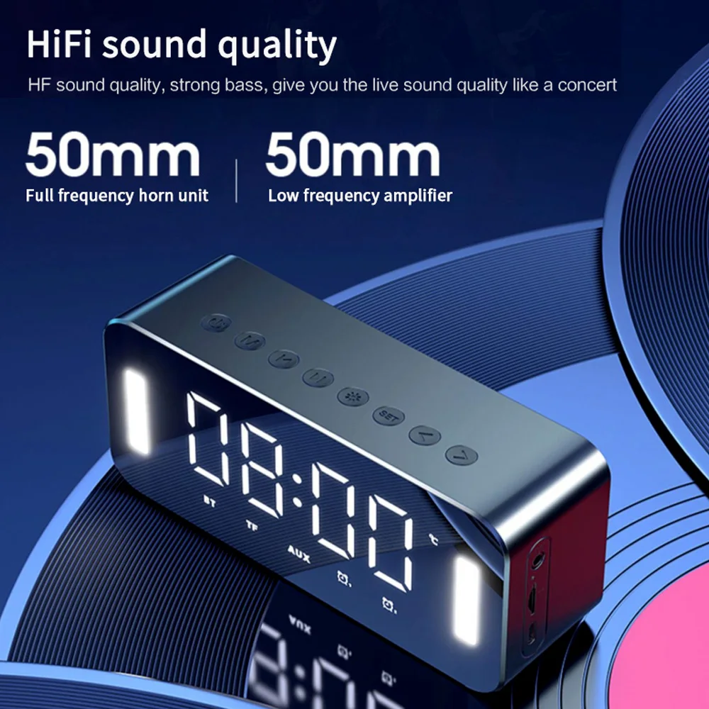 Беспроводная Bluetooth-Колонка MC-H8 стерео бас Многофункциональные цифровые