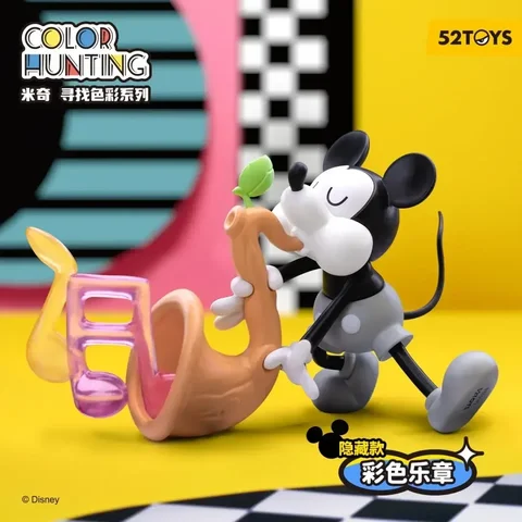 Kawaii Disney глухая коробка Микки поиск цветной серии экшн-фигурки загадочная коробка милая девушка ПВХ Модель Детская игрушка Угадай сумку кукла