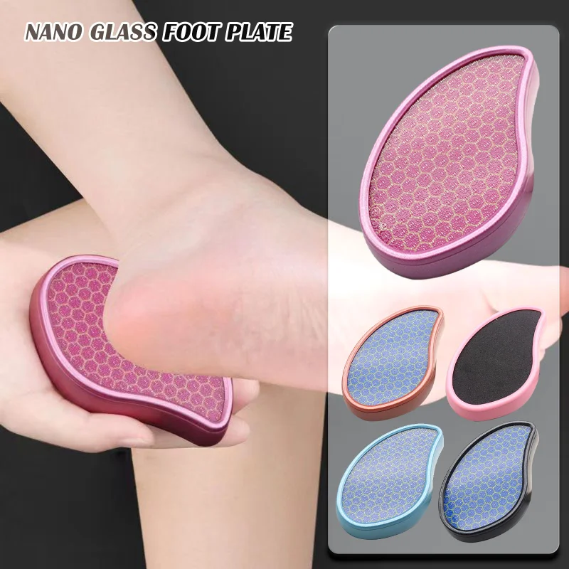 

1pc New Nano Glass Foot Grinder Trimming Foot Board File Foot Grinding Stone Nail Polishing Strip Remove Heel Dead Skin Calluses