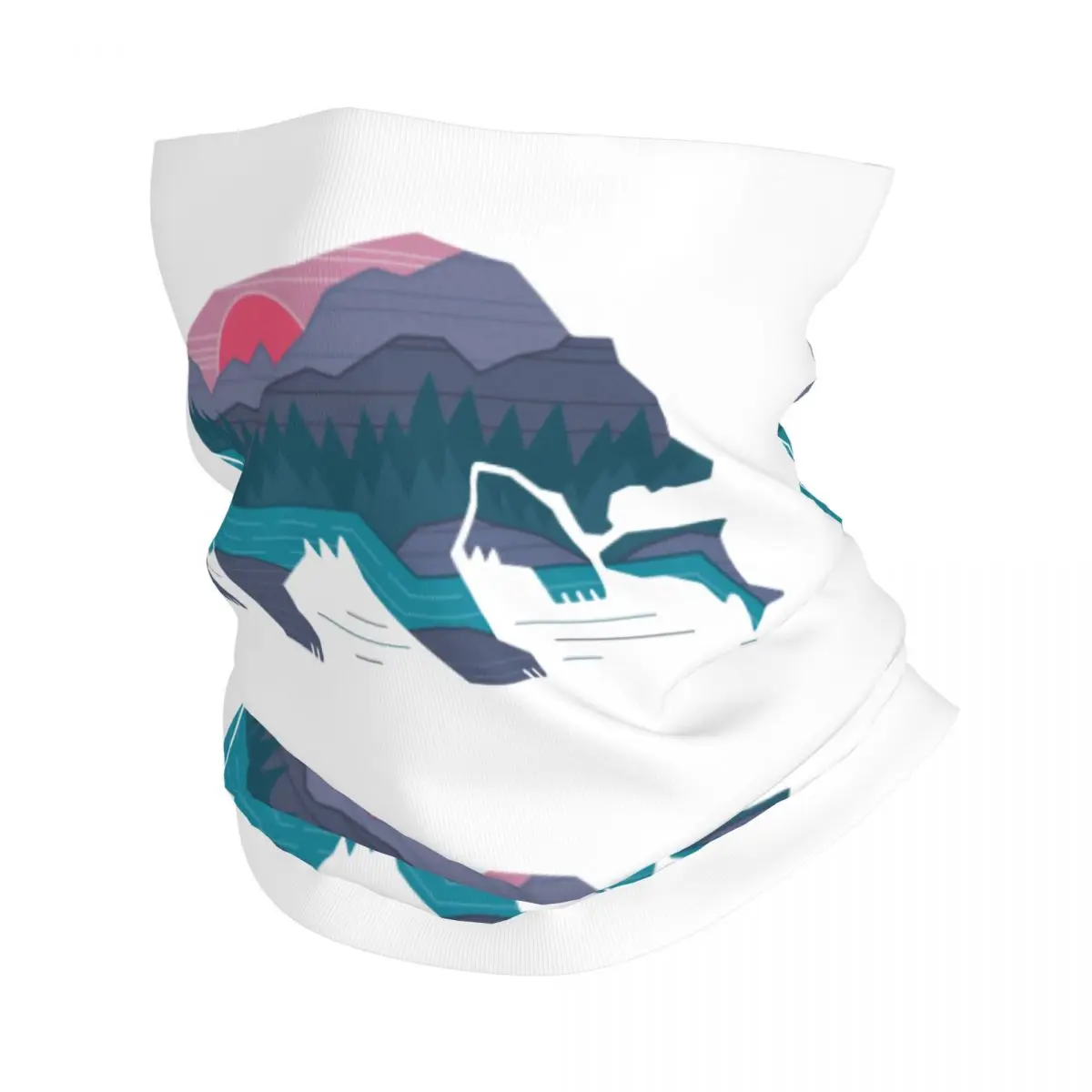 

Бандана на шею Bear Country с принтом, Балаклава с принтом для природы, дикой природы, рыбалки, шарф, модный головной убор унисекс для рыбалки и взрослых