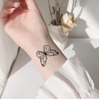 10sheetslot butterfly tattoo stickers waterproof cute temporary tattoo sexy tattoo for woman ankle wrist clavicle body art