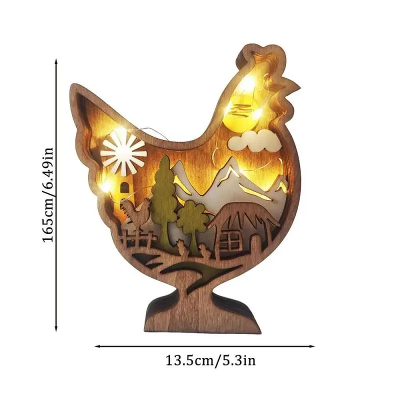 

Household Easter Rabbit Flower Ornament Decor Sign Wooden Signs Diy Wood Craft Unique Decoration Festival Gift For Spring