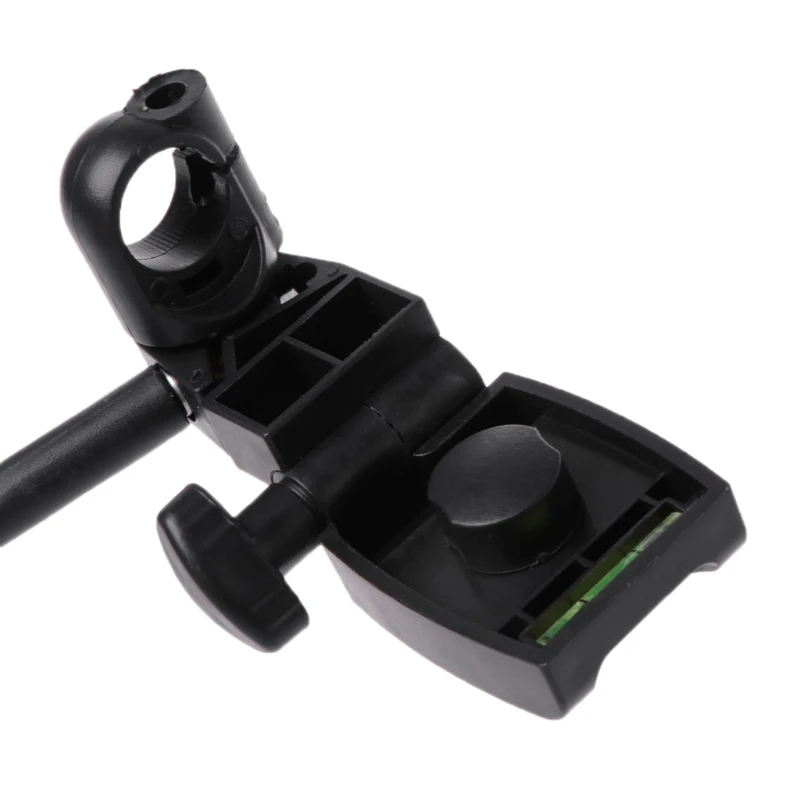 

Professional Laser Level Meter Plate Tripod Head Plastic Adapter Accessory With Arm Bracket 367D