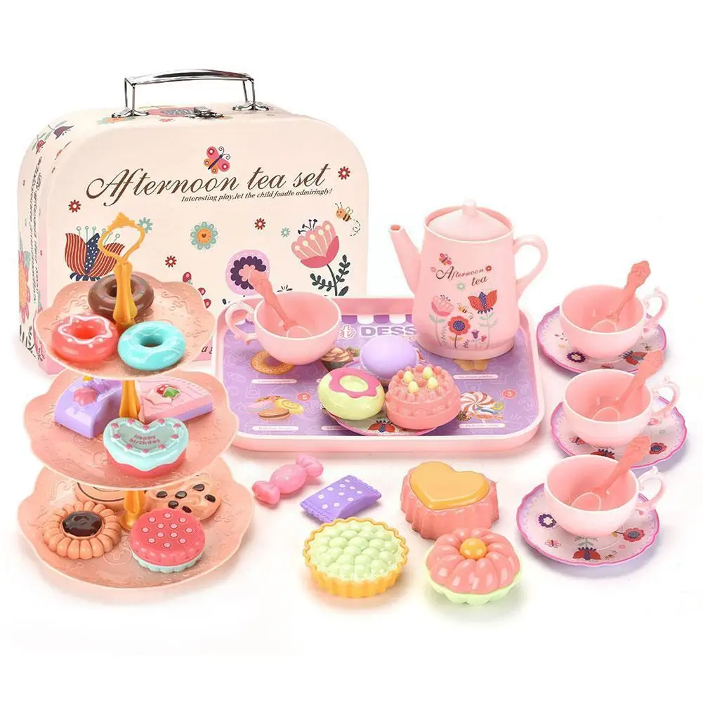 

Имитация кухонного послеобеденного чайного набора искусственная кухня для девочек детские игрушки набор подарки Diy вечерние ринка ролевые...