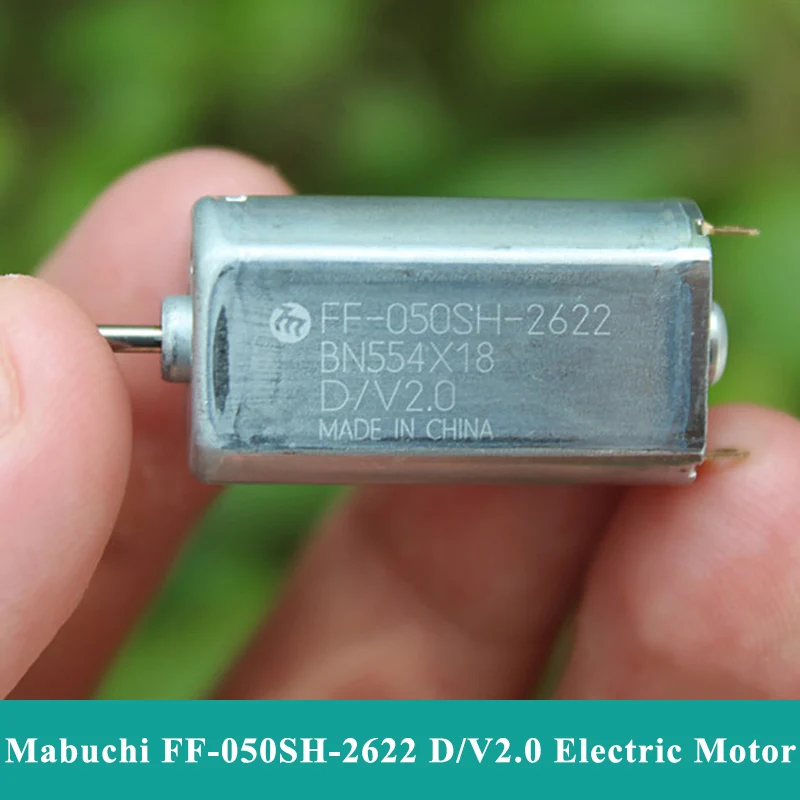 

MABUCHI FF-050SH-2622 Mini 050 Motor DC1.5V-3.7V 2V 20000RPM High Speed Precious Metal Brush Electric Motor DIY Shaver Hobby Toy