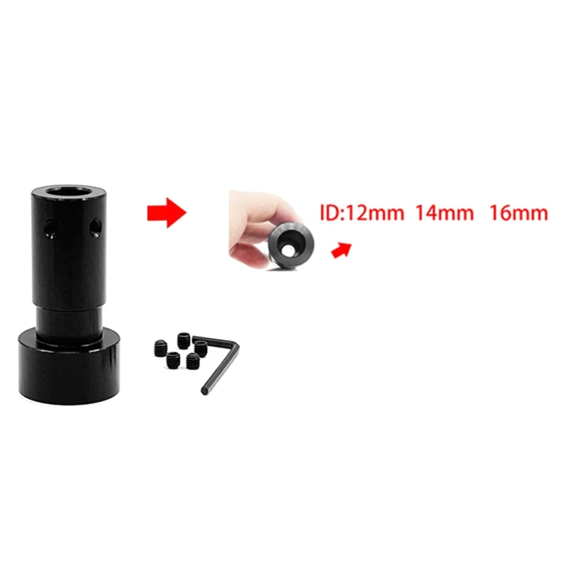 

124B Dual Action Airbrush Gun TPI Thread TPI Cleaning Patch Trap Adapter Muzzle Compatible for Soda Pop Bottle 12mm 14mm 16mm