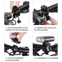 practical mtb bike headlight quick release 1000lm cycling bicycle front lamp flashlight bike headlight bicycle headlight