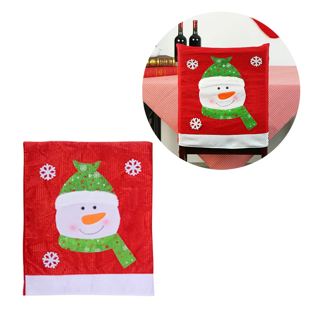 

2 Chair Covers Fabric Chair Protectors for Dining Room Restaurant Christmas Party