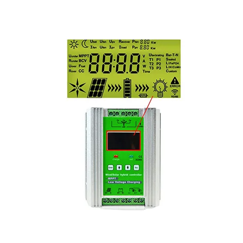 

High Quality 12/24/48V 300W 500W 600W 800W MPPT Wind Solar Hybrid Charger Controller With LCD Show