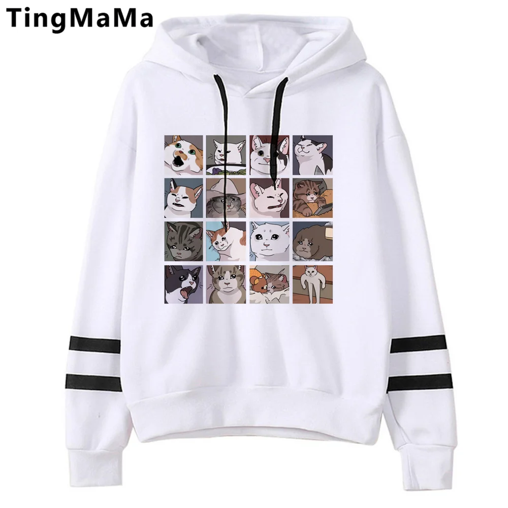 

cute cat hoodies women graphic gothic tracksuit hoddies women japanese sweater