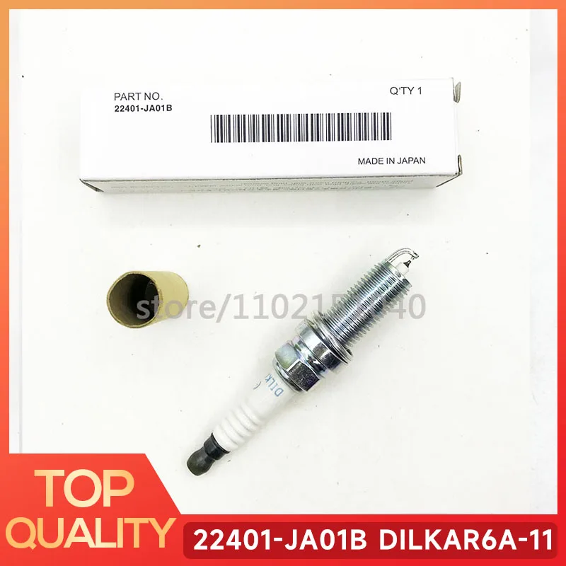 

4PCS DILKAR6A-11 22401-JA01B Iridium Spark Plug For Nissan X-Trail Sentra Rogue Altima Teana Sentra 2.5 22401JA01B DILKAR6A11