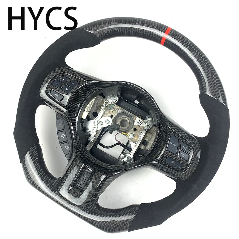

JDM Racing Car Interior Custom Carbon Steering Wheel For Mitsubishi Lancer Evolution EVO10