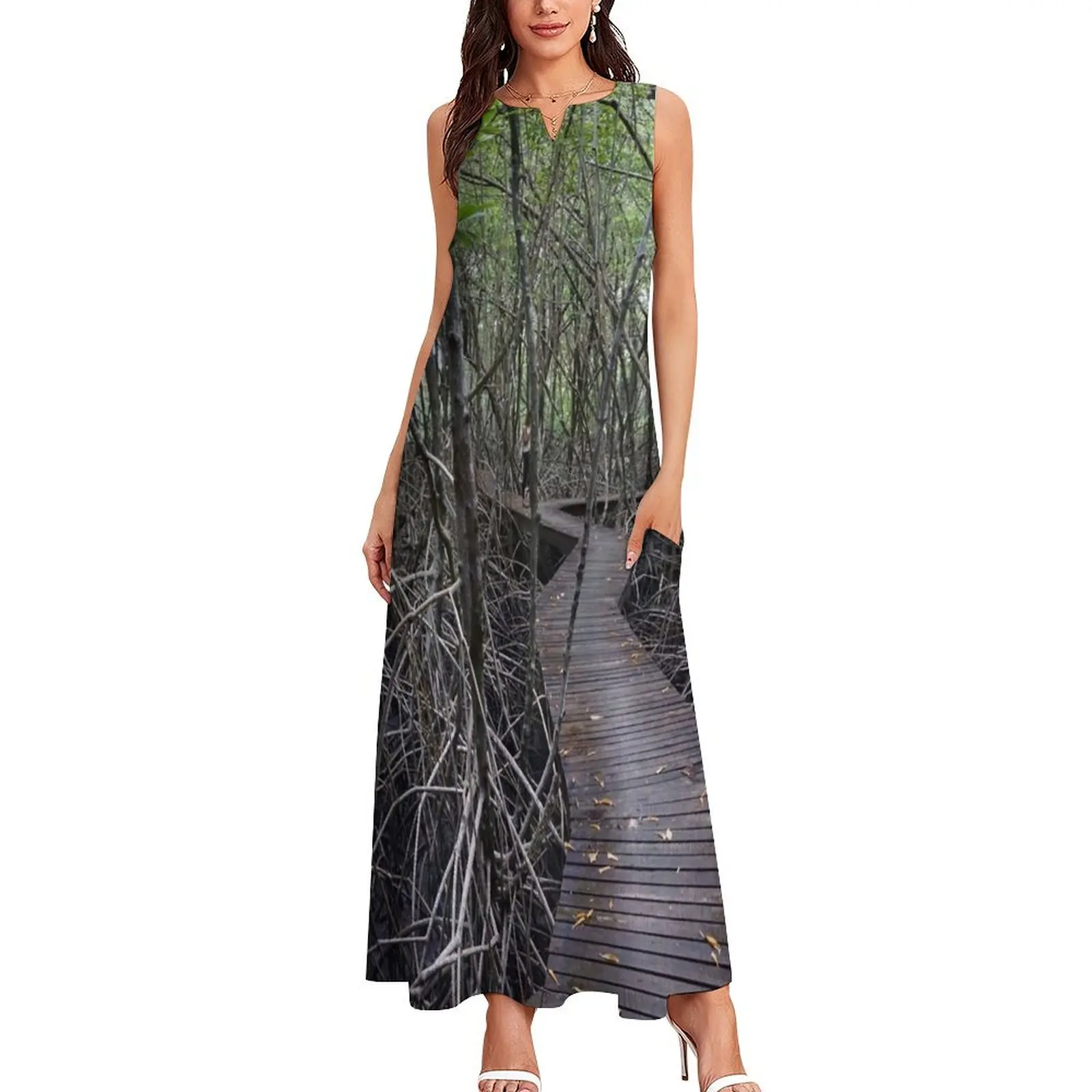 Длинное платье Mangroves летнее праздничное женское сексуальные короткие платья