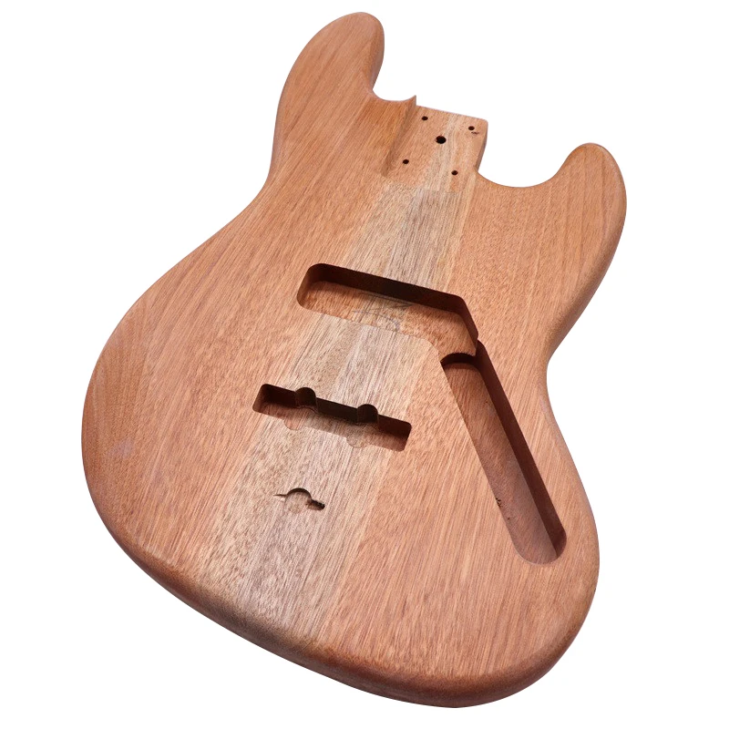 Okoume Wood JB PB Корпус бас-гитары Электрическая бас-гитара Бочка натурального цвета DIY