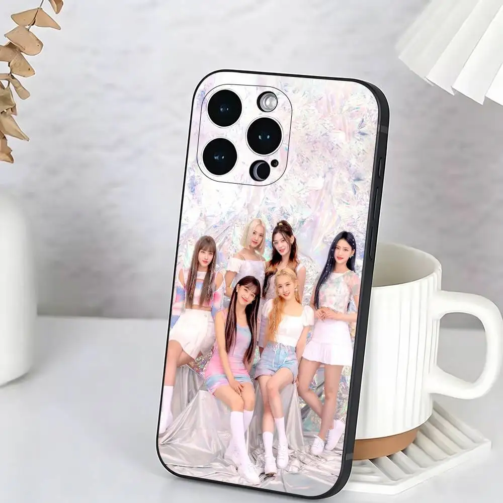 Фото Мягкий черный чехол Lovely Idol S-STAYC Yoon Unique для iPhone 17, 16, 15, 14, 13, 12, 11 Plus, Pro Max и других моделей №2